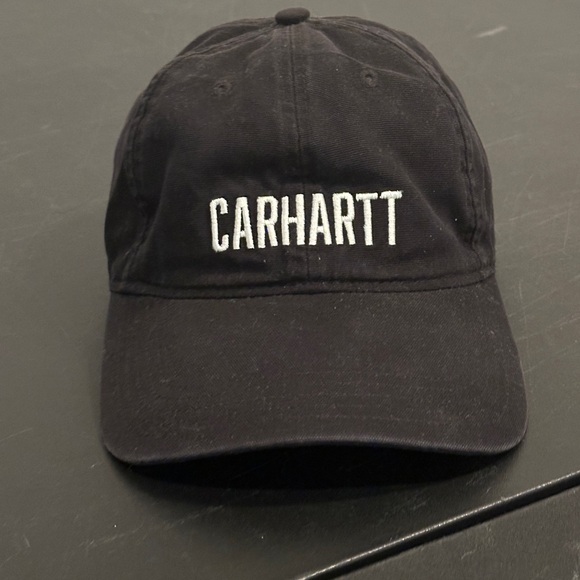 Carhartt Other - Carhartt Black Canvas Cap FastDry Comfort Block Letters